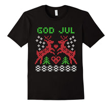 Nordic God Jul Merry Christmas Ugly XMAS Sweater Look Shirt