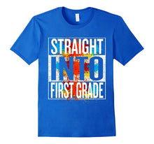 Straight Into First Grade T-Shirt Back to School Tee