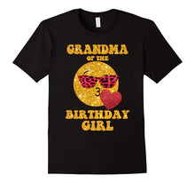 Grandma of the Birthday Girl TShirt Emoji Heart Kiss