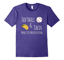 Softball and Tacos Make Life Worth Living Shirt