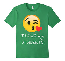 I Love My Students Tshirt for Teachers Emoji Hearts Love