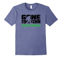 Funny Bigfoot T Shirt - Gone Squatchin Tee - Black Ink