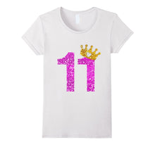 11th Birthday Girl Shirt Princess Crown Pink