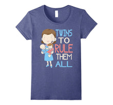New Twin Mom T-Shirt for Women, New Parents, & Twin Mothers