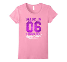 Made in 2006 Awesome 11th Birthday Girl Shirt Pink T-Shirt