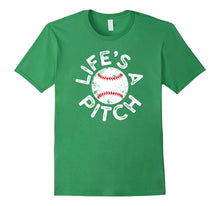Life's a Pitch Funny Baseball T Shirt