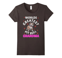 FUNNY WORLDS GREATEST PIT BULL GRANDMA T-Shirt Dog Lovers