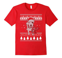 Bull Terrier Dog Lover Ugly Christmas T-Shirt Funny Gift