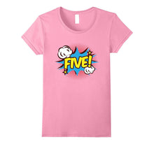 5 Years Old 5th Birthday B-Day Superhero T-Shirt