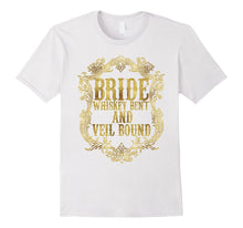 Bride Whiskey Bent Veil Bound Shirt Wedding Hell Bound Gold