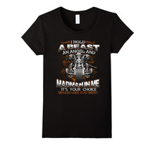 I Hold a Beast an Angle and Madman in Me Biker T-Shirt
