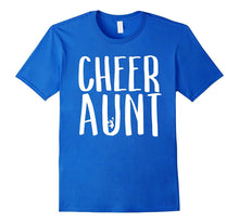 Cheer Aunt T Shirt for Proud Auntie of Cheerleaders Sports