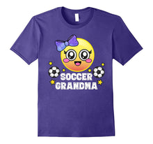 Cute Soccer Grandma Game Ball Kawaii Girl Emoji T Shirt