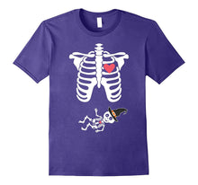 Baby Skeleton Maternity Shirt. Halloween Tshirt for Wife