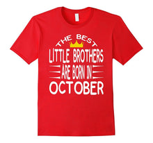 Birthday Tshirt for Little Brothers Born in October