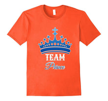 Team Prince Boys Blue Tee T Shirt for Gender Reveal Party