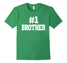 #1 Brother T-Shirt. Number One Brother T-Shirt