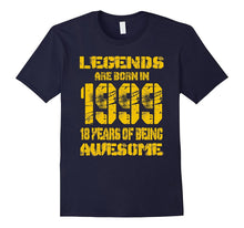 18 Years Old 18th Birthday B-Day Gift Legends 1999 T Shirt