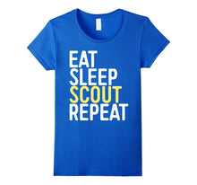 Eat Sleep Scout Repeat T-Shirt Funny Scouting Gift Shirt