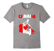 Canada - Canadian Map Flag T-Shirt Gift for Canada Lovers