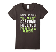 I'm Really a Peacock Costume Easy Funny Halloween T Shirt