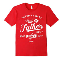 Father Since 2014 - Fathers Day Dad T-Shirt
