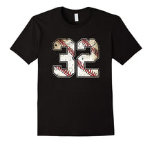 #32 Baseball Jersey Number 32 Retro Vintage T-Shirt