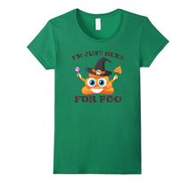 I'm Just Here for Poo Tee Emoji Emoji Poop Halloween T-Shirt