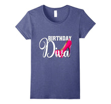 Birthday Diva Shirt Gift Sexy Sassy Pink High Heel Shoe