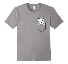 Adorable Little Westie in the Pocket T-Shirt