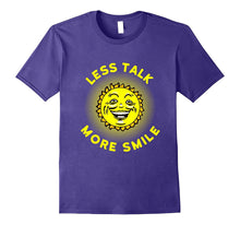 Kids Smile Shirt Less Talk More Smile T-Shirt Funny Positive
