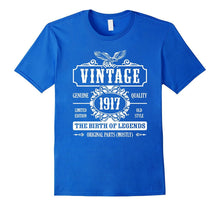 100th Birthday 100 Years Old the Birth of Legends 1917 Shirt