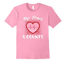 My Heart Beats in 8 Counts Tshirt for Dance and Dancers
