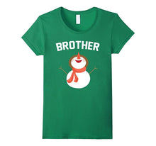 Brother Christmas Snowman Family Matching Pajamas T-Shirt