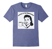 Coffee Is My Superpower by Retro Coffee Superpower Novelty T