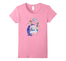 Reading With Space Cat Shirts - Cat Lovers Graphic Gifts