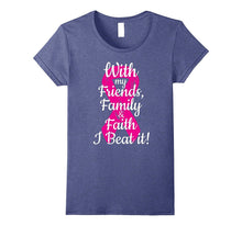 Breast Cancer Survivor Family Novelty T-Shirt - I Beat It