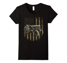 Patriotic Shirt for Men Tractor Shirt American Flag Shirt