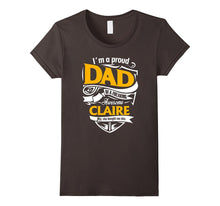 Claire DAD Shirt Proud Daddy of Claire Father Daughter Match
