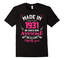 Made in 1931 - 86 Years Old 86th B-Day Birthday Gift T-Shirt