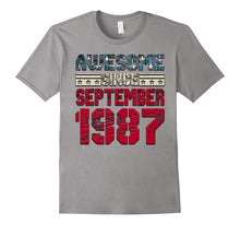 Awesome Since September 1987 Birthday Gift for 30 Years Old