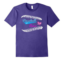 Baseball Gender Reveal Team Shirt-Baseball or Bow Party Team