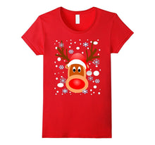 CHRISTMAS REINDEER SHIRT-SNOW-SNOWFLAKES-T Shirt