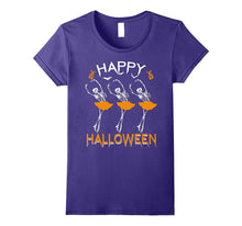 Happy Halloween Ballet Dancing Skeleton Ballerina T-Shirt