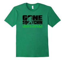 Funny Bigfoot T Shirt - Gone Squatchin Tee - Black Ink