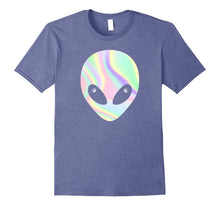 Alien Head T-Shirt Holographic Effect