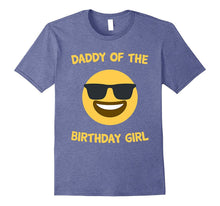 Mens Daddy of the Birthday Girl Emoji Party Gift T-Shirt