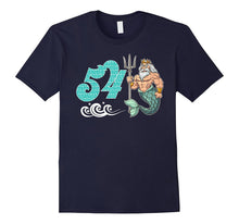 Mens 54 Year Old Poseidon 54th Birthday TShirt