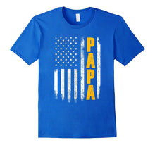 2017 Proud Papa Fathers Day Gifts Shirt From Grandchildren