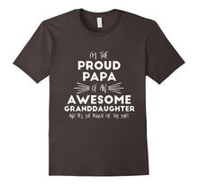 Proud Papa of an Awesome Granddaughter Grandparents T Shirt